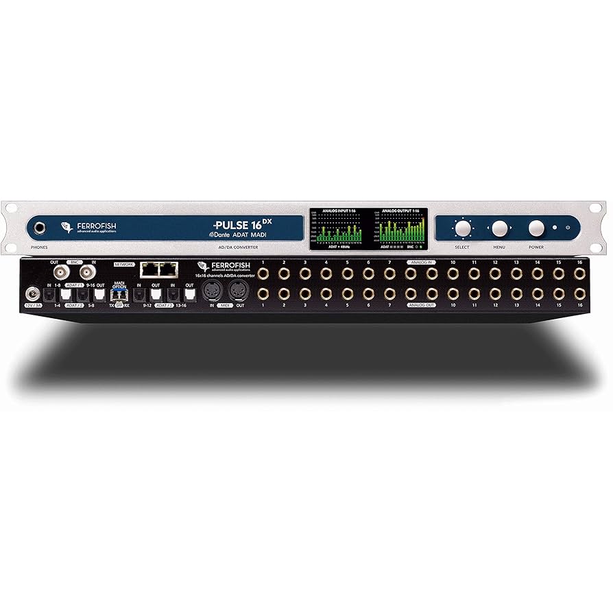 配信機器・PA機器・レコーディング機器 Ferrofish Pulse 16 Amazon.com: Ferrofish AD Converter (Pulse 16 DX) : Musical